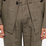 Pantaloni larghi in marrone Our legacy - uomo 