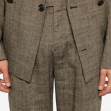 Pantaloni larghi in marrone Our legacy - uomo 