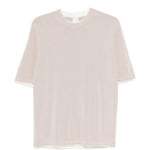 Maglione con scollo rotondo e rifiniture in beige Eleventy - uomo 