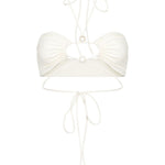Top bikini  in bianco Magda butrym - donna 