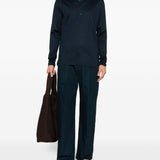 T-shirt a maniche lunghe in blu Tokyo luxury brand - uomo 