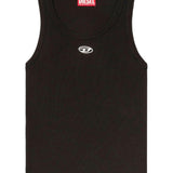 Canotta T-Anki con logo in nero Diesel - donna 