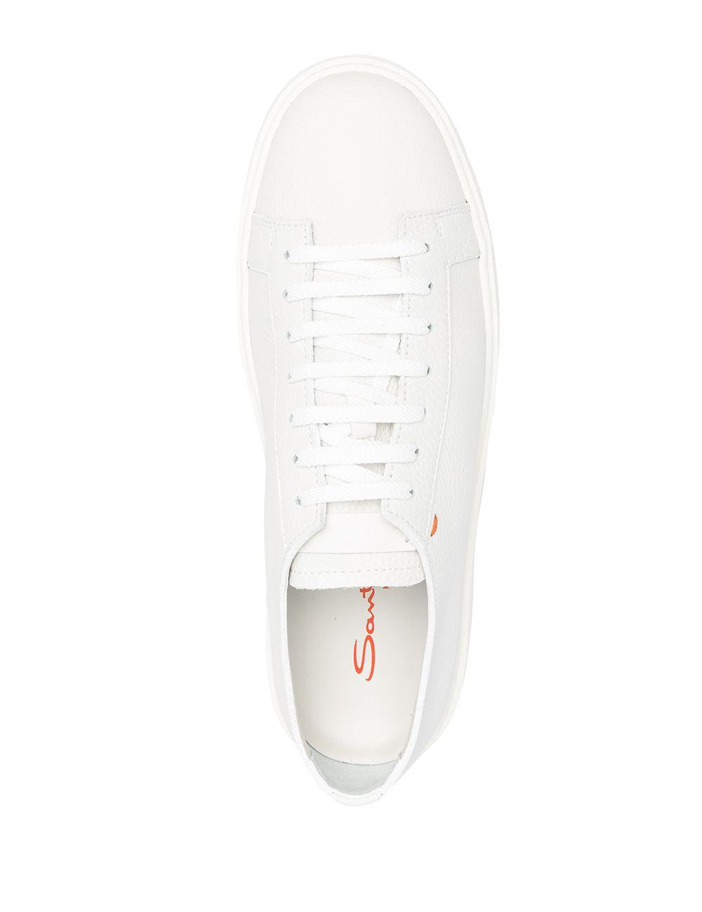 Sneakers basse biking in bianco 