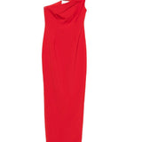Abito lungo monospalla in rosso Roland mouret - donna 
