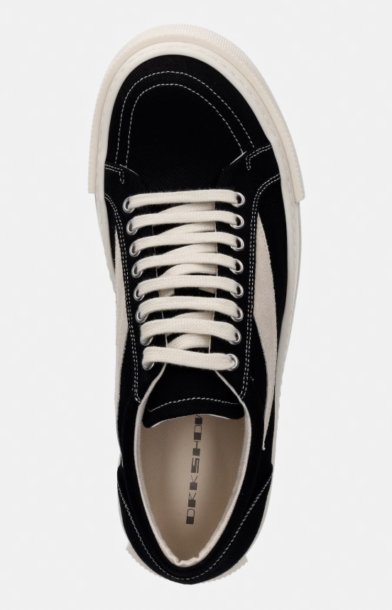 Sneakers basse vintage in nero Rick Owens Drkshdw - uomo 