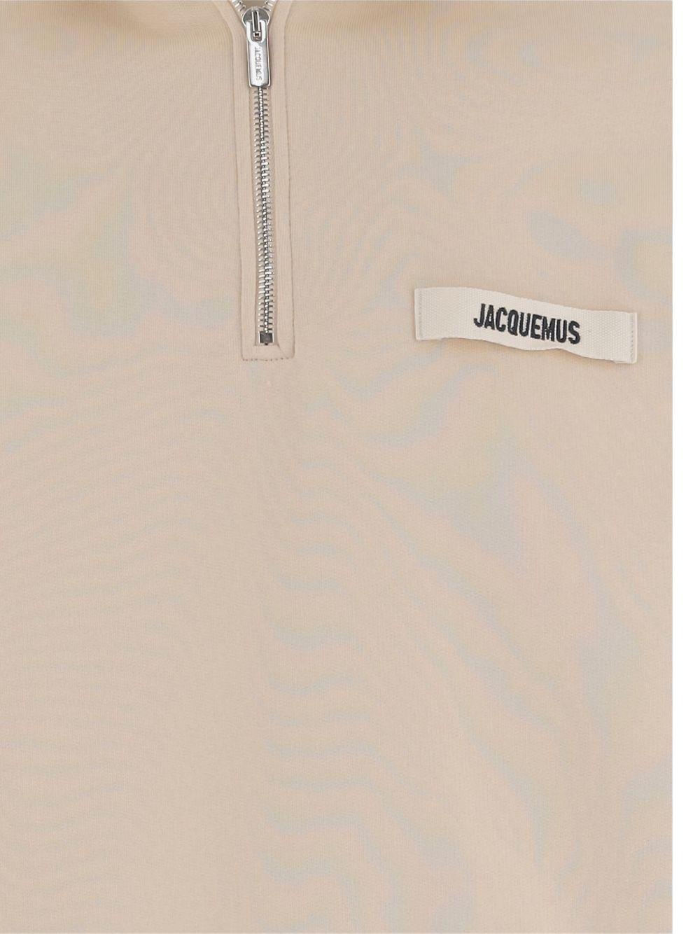 Felpa Le Camionneur Gros Grain in beige 
