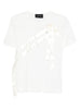 T-shirt con fiocco in bianco Simone rocha - donna