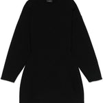 Abito mini a manice lunghe Power in nero Wardrobe.Nyc - donna 