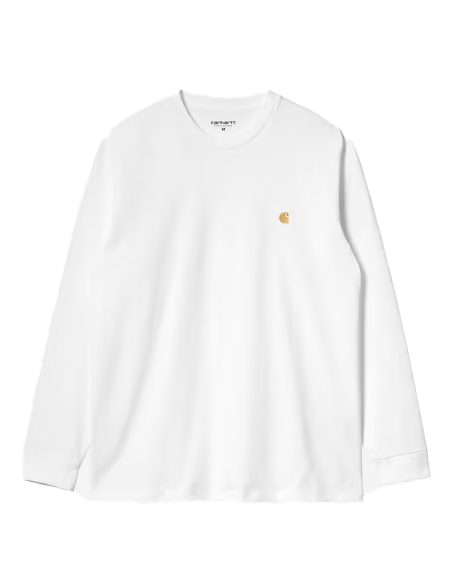 t-shirt chase con logo in bianco carhartt wIp - uomo 