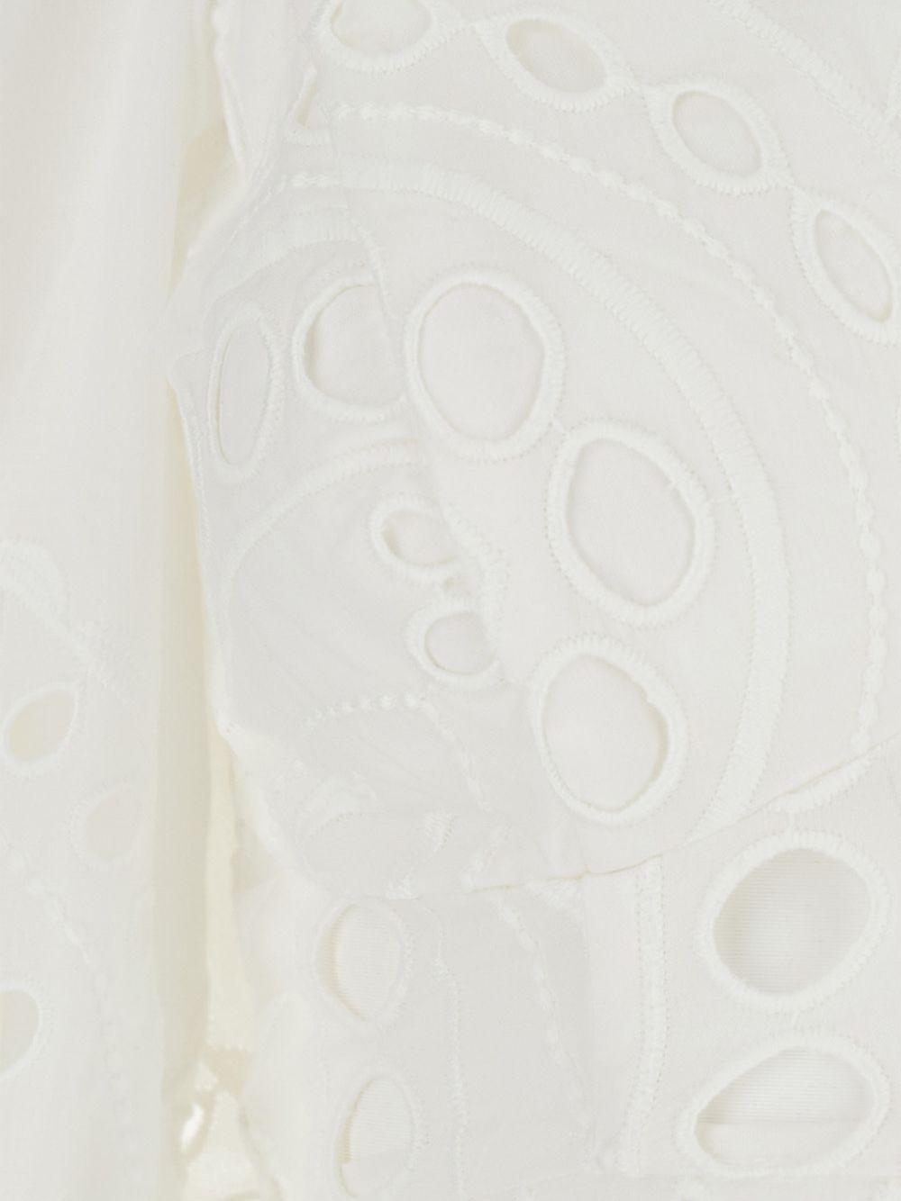Top crop con occhielli in bianco Charo ruiz ibiza 1989 - donna 