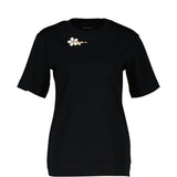 T-shirt con dettaglio a fiori in nero Simone rocha - donna 