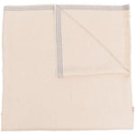 Sciarpa con bordi sfrangiati in beige Brunello cucinelli - uomo 