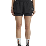 Shorts sportivi con logo in nero Adidas by stella MC Cartney - donna 