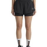 Shorts sportivi con logo in nero Adidas by stella MC Cartney - donna 
