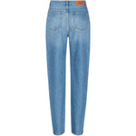 Jeans a vita alta in blu 