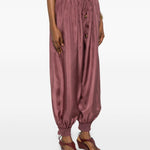 Pantaloni aster con elastico in vita in rosa Zimmermann - donna 