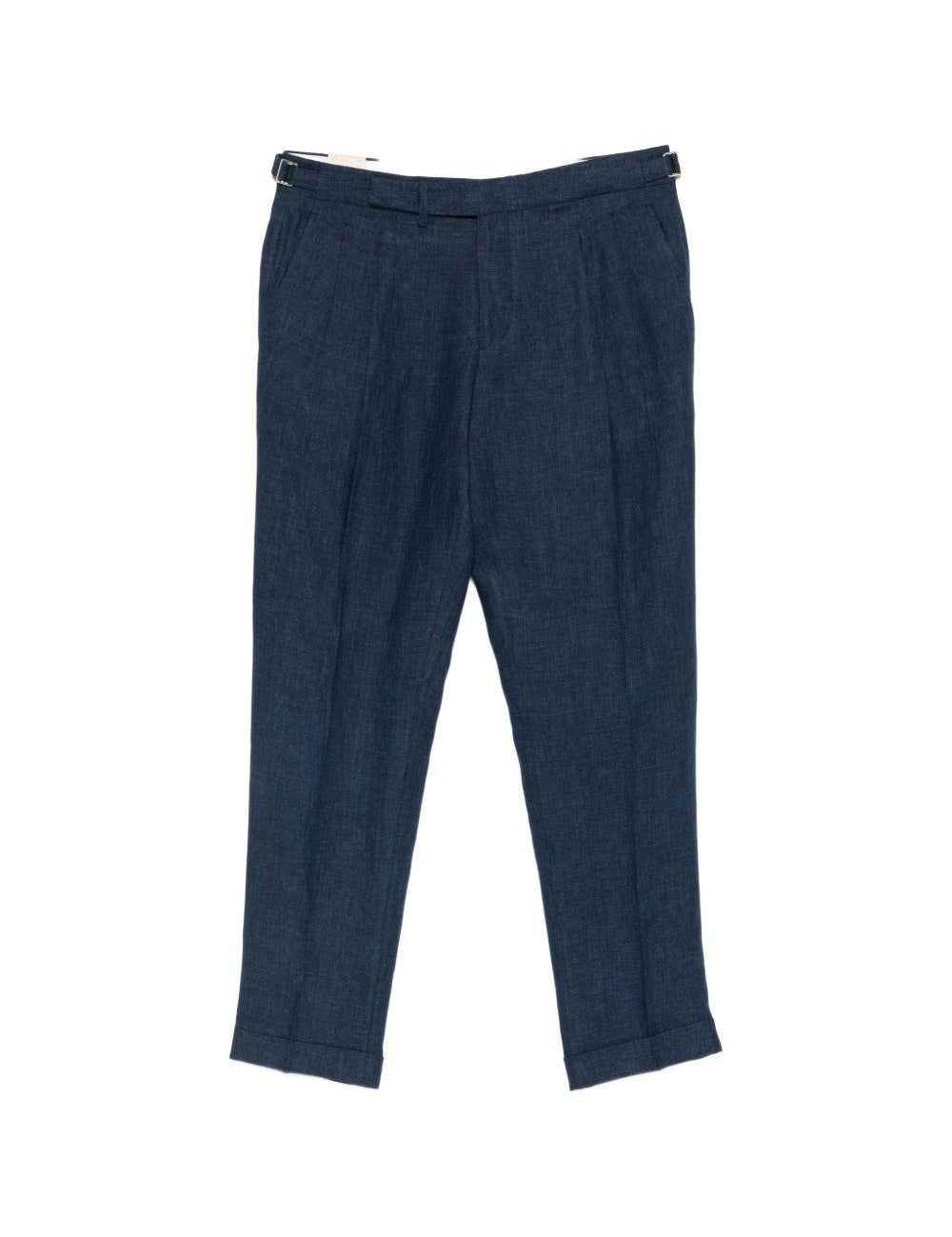 Pantaloni a pieghe con fibbia in blu Briglia 1949 - uomo 