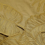 Pantaloni con ricamo mahon in verde 
