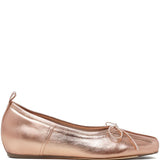Ballerine con fiocco in oro rosa di Simone Rocha - donna 