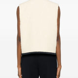 Gilet con profili a contrasto in beige Blazé milano - donna 