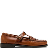 Mocassini con fibbia in marrone Gh bass - uomo 