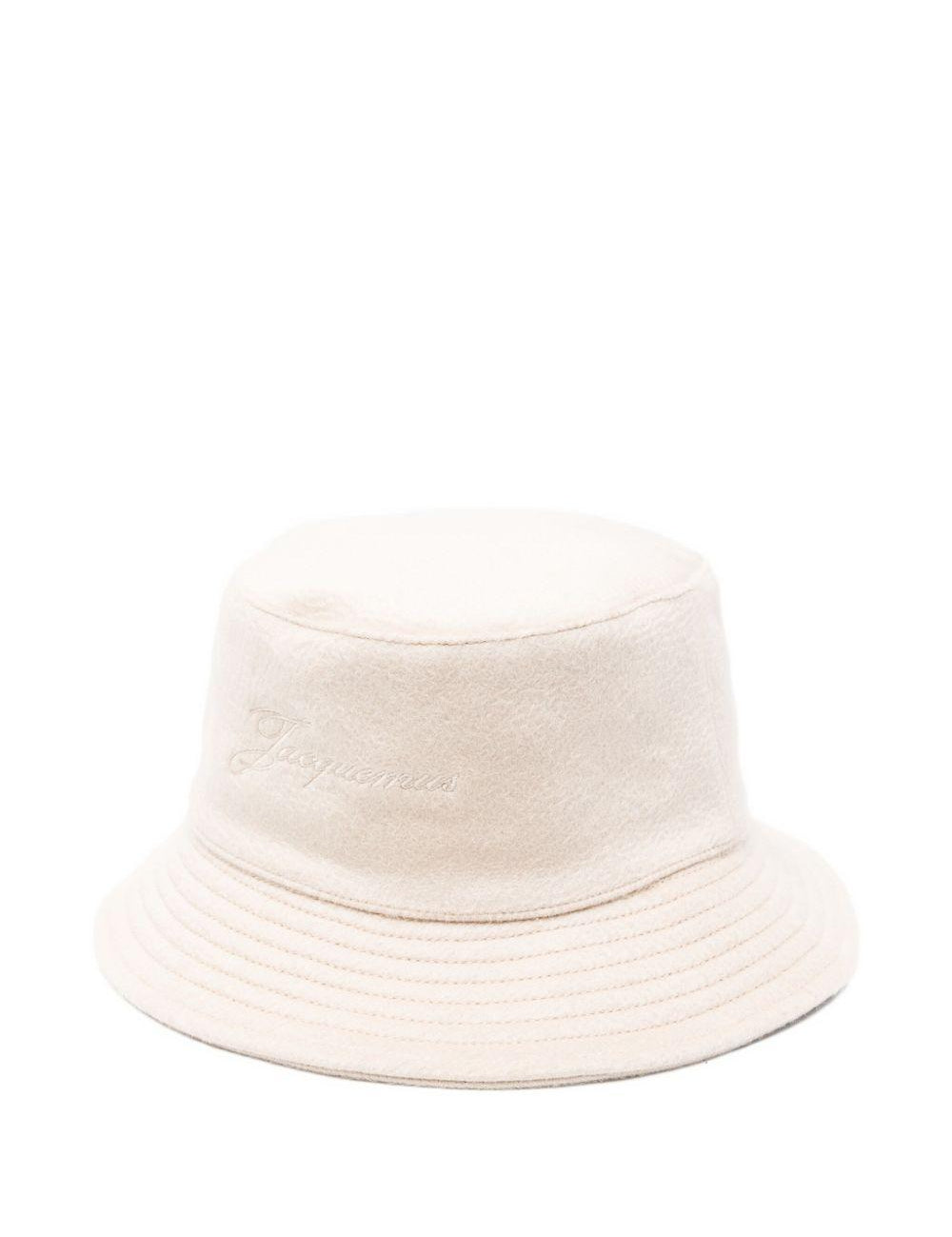 Cappello "le bob cachemiro" in avorio Jacquemus - unisex 