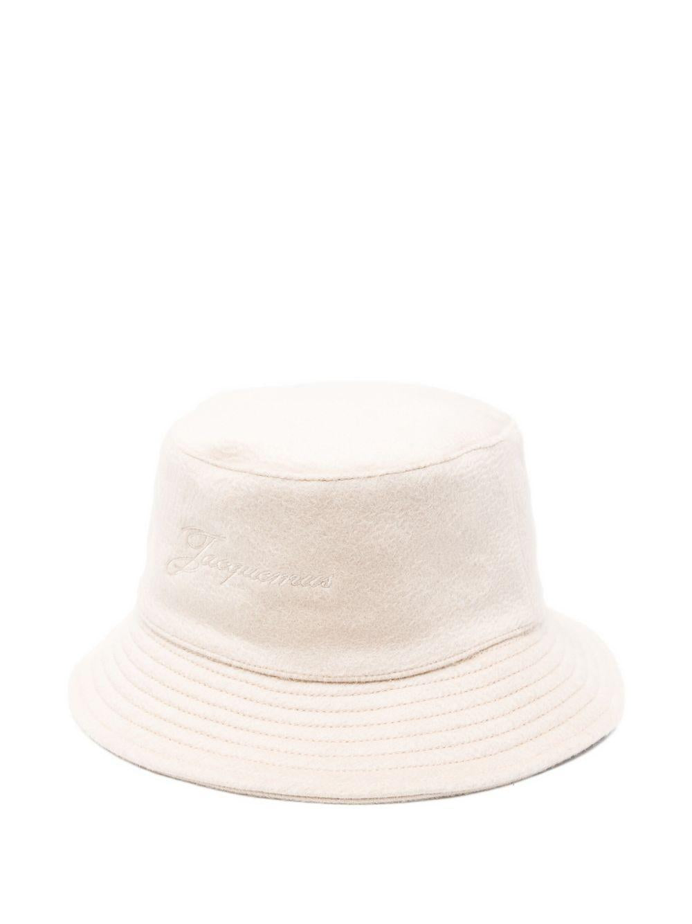 Cappello "le bob cachemiro" in avorio Jacquemus - unisex 