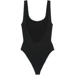 Costume intero square in nero hunza g - donna 