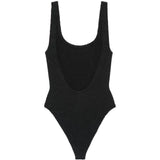 Costume intero square in nero hunza g - donna 