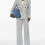 Blazer doppiopetto in grigio Victoria beckham - donna 