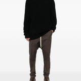 Maglione con cappuccio in cashmere in nero 