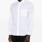 Camicia con decorazione di cristalli in bainco Simone rocha - uomo 