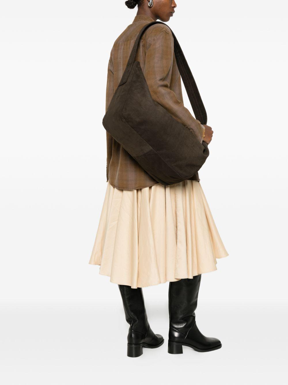 Borsa a spalla gigante in marrone Salvatore Santoro - donna 