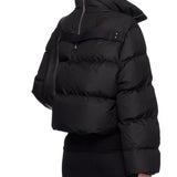 Giacca cyclopic crop in nero Rick Owens x Moncler - unisex<BR/><BR/> 