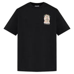 T-shirt girocollo con stampa in nero Casablanca - uomo 