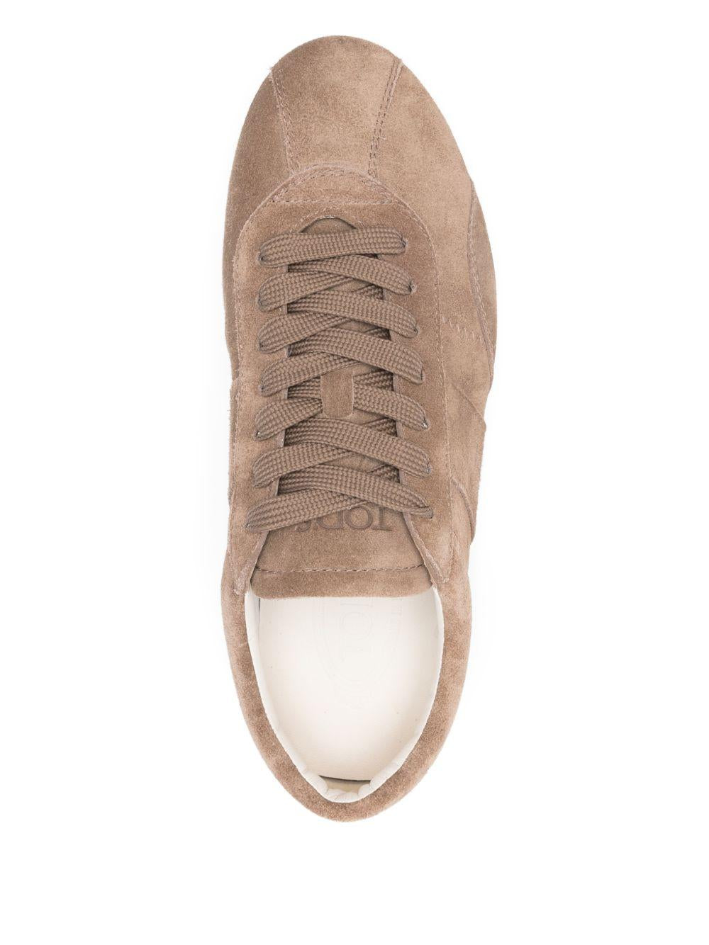 Sneakers basse in pelle in marrone Tod's - donna 