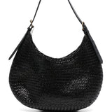 Borsa a spalla Luna Mezza in nero Dragon Diffusion - donna 