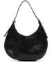 Borsa a spalla Luna Mezza in nero Dragon Diffusion - donna