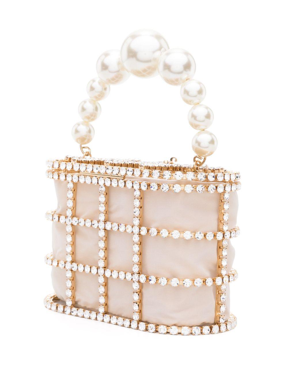 Borsa con cristalli holli in oro Rosantica - donna 