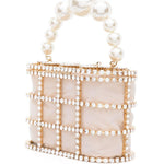 Borsa con cristalli holli in oro Rosantica - donna 