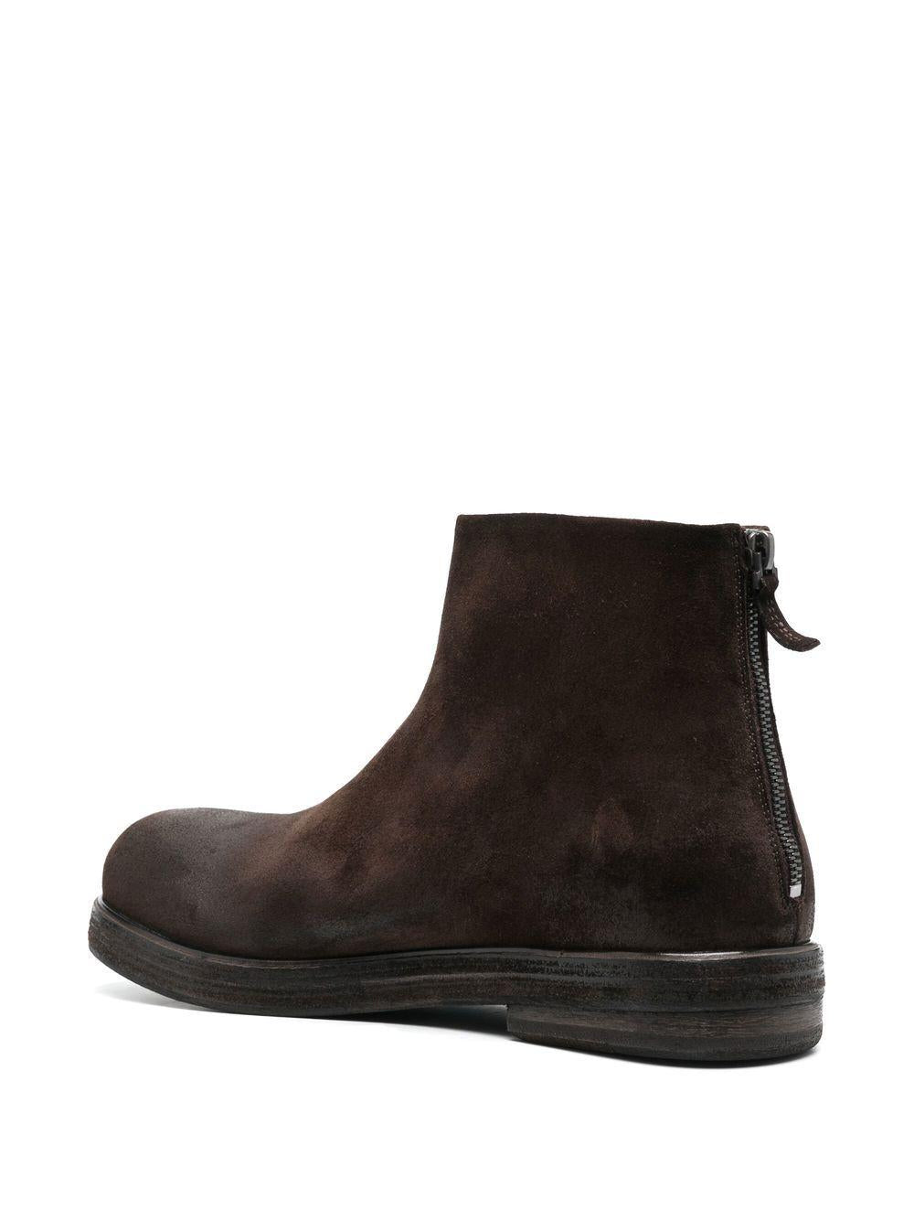 Stivaletti con effetto vissuto in marrone Marsell - uomo 