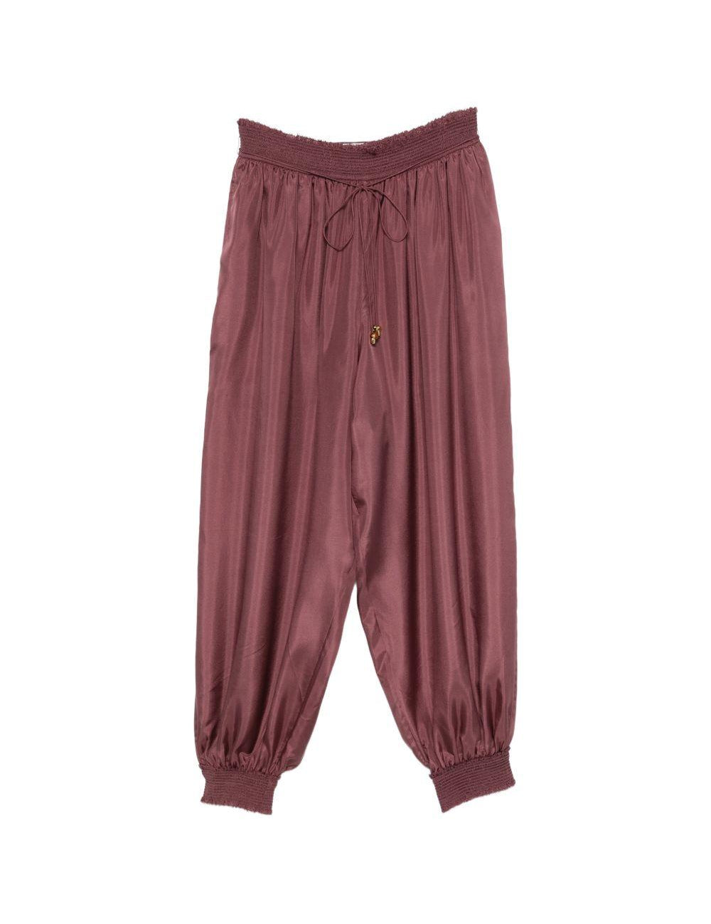 Pantaloni aster con elastico in vita in rosa Zimmermann - donna 