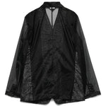 Blazer in chiffon in nero Comme Des Garçons Comme Des Garçons - donna 