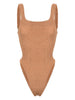 Hunza G light brown square neck swimsuit - women