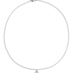 Collana con logo Orb ecristalli Agnatha color argento 