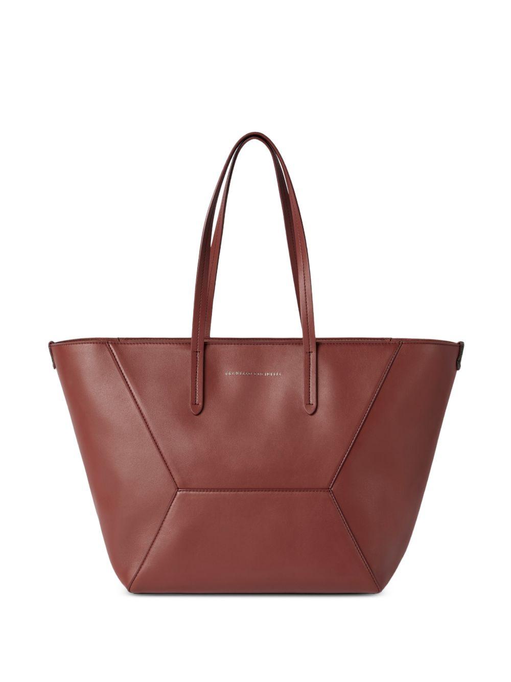 Borsa tote BC Duo in marrone Brunello Cucinelli - donna 