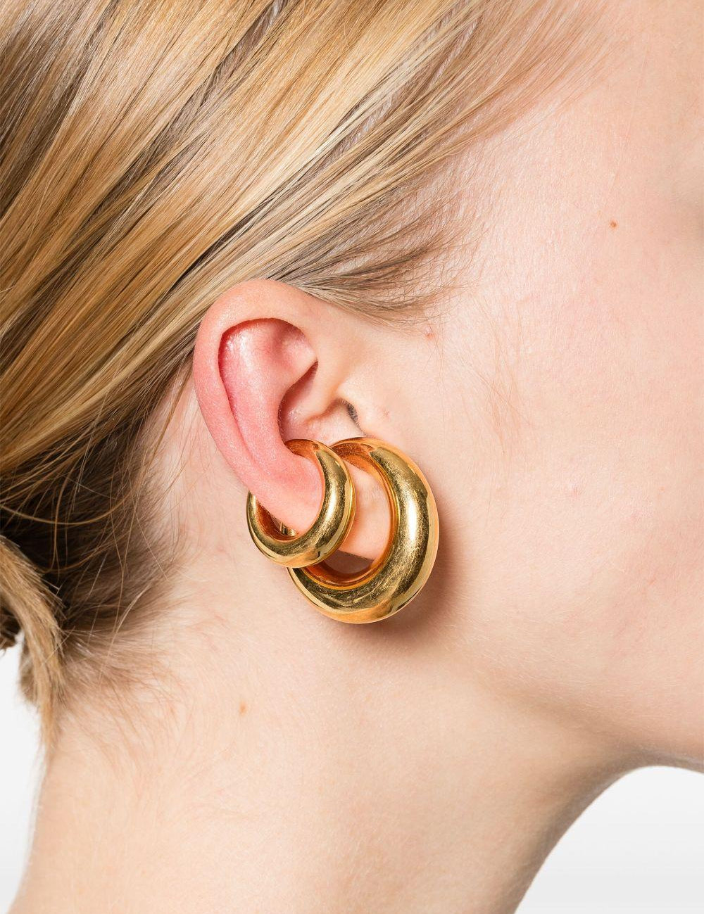 Ear cuff Circle in oro Panconesi - unisex 