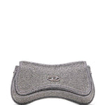 Borsa con cristalli in argento Diesel - donna 