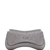 Borsa con cristalli in argento Diesel - donna 