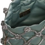 Borsa Selene Capri con cristalli in verde Rosantica - donna 